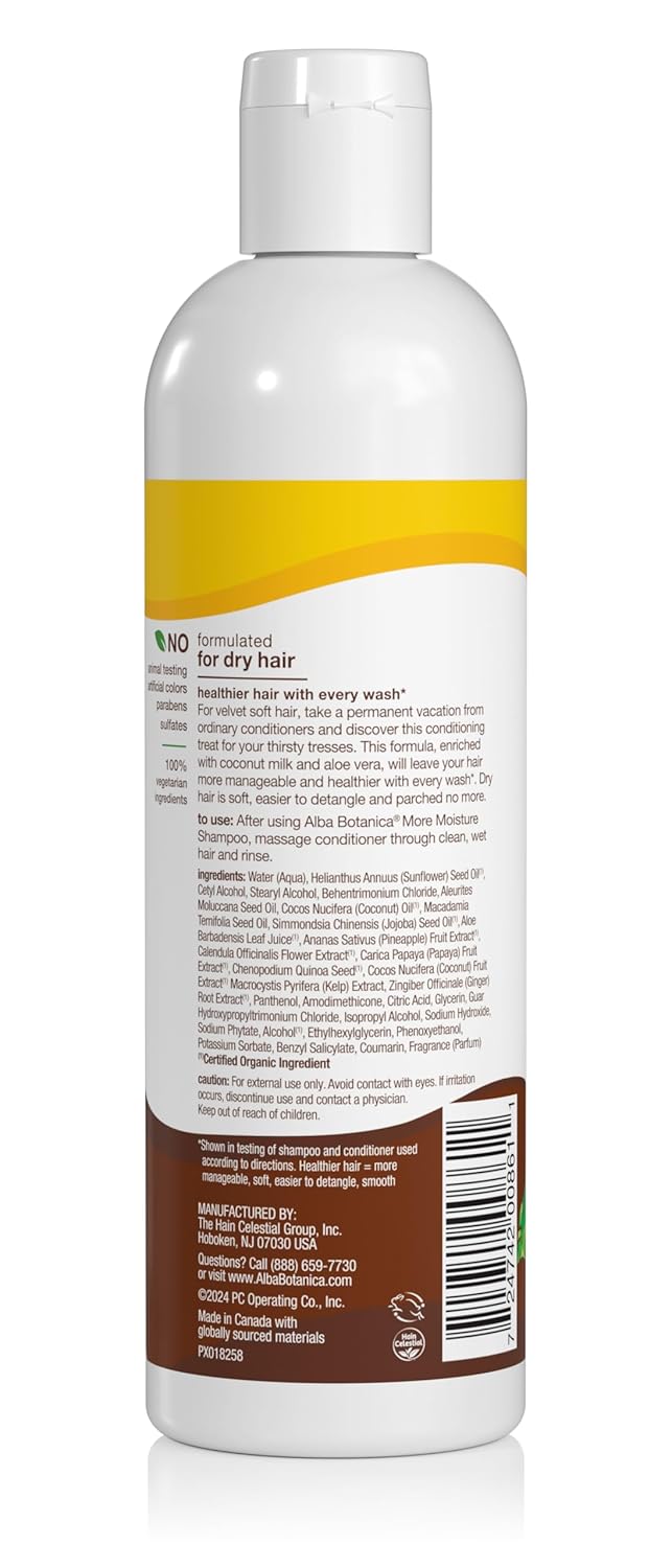 Alba Botanica - More Moisture Conditioner - 12 Fl Oz