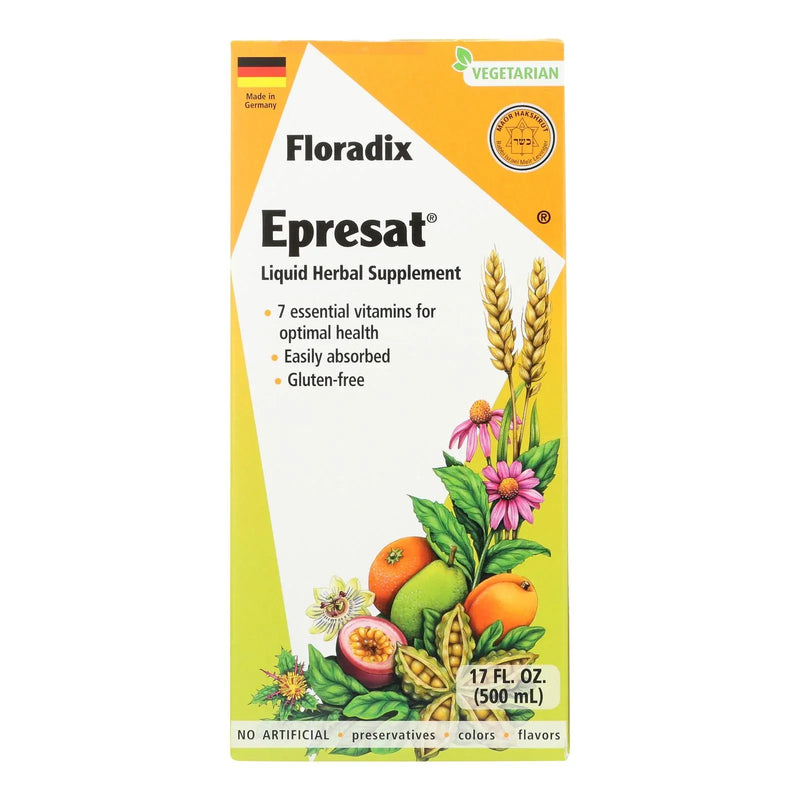 An image displaying Floradix - Epresat Adlt Multivitamin - 1 Each 1-17 Fz by Floradix
