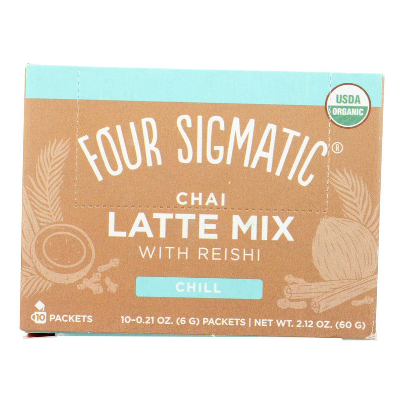 Four Sigmatic - Chai Latte - Organic Turkey Tail And Reishi - 10 Count