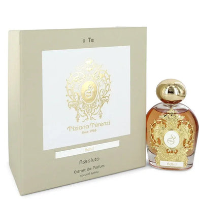 An image displaying Tiziana Terenzi Adhil by Tiziana Terenzi Extrait De Parfum Spray 3.38 oz for Women by Tiziana Terenzi
