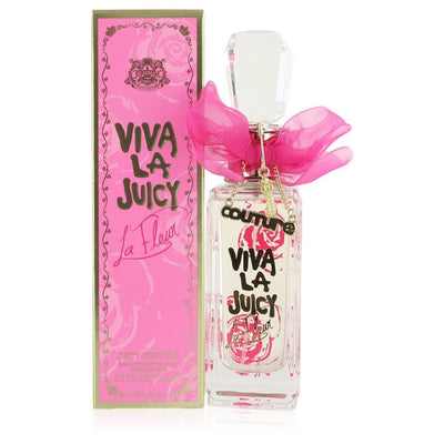 An image displaying Viva La Juicy La Fleur by Juicy Couture Eau De Toilette Spray 2.5 oz for Women by Juicy Couture
