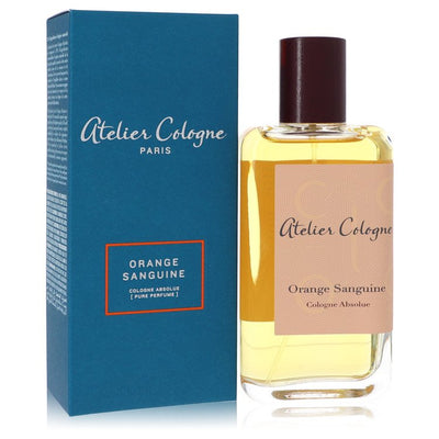 An image displaying Orange Sanguine by Atelier Cologne Pure Perfume Spray 3.3 oz for Men by Atelier Cologne