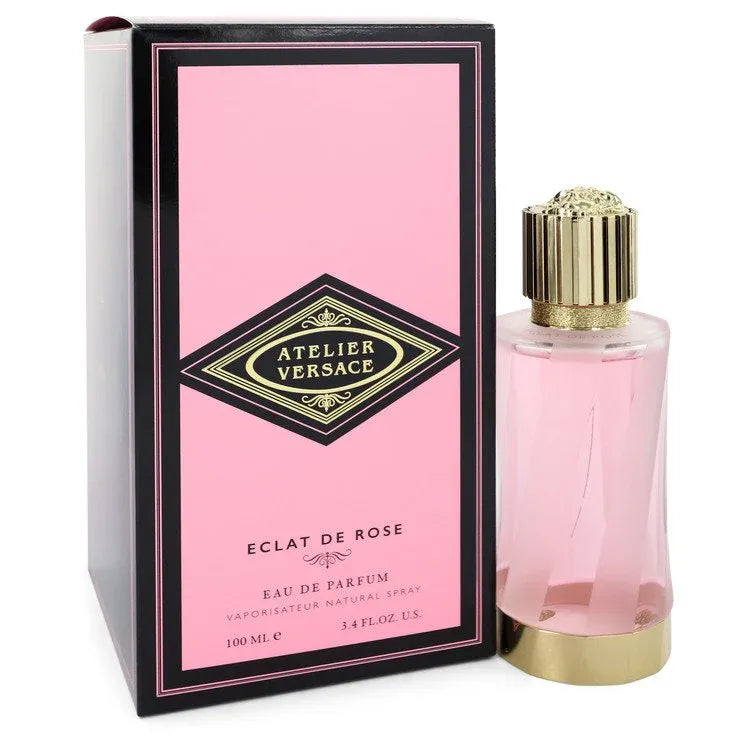 An image displaying Eclat De Rose by Versace Eau De Parfum Spray 3.4 oz for Women by Versace
