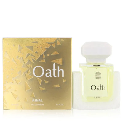 An image displaying Ajmal Oath by Ajmal Eau De Parfum Spray 3.4 oz for Women by Ajmal