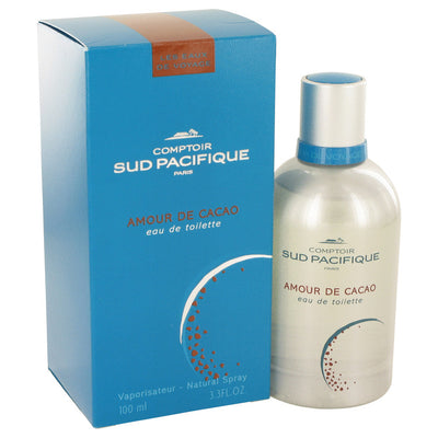 An image displaying Comptoir Sud Pacifique Amour De Cacao by Comptoir Sud Pacifique Eau De Toilette Spray 3.4 oz for Women by Comptoir Sud Pacifique