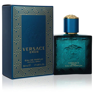 An image displaying Versace Eros by Versace Eau De Parfum Spray for Men by Versace