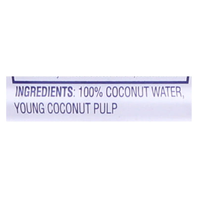 C2o - Pure Coconut Water Pure Pulp Coconut Water - Case Of 12 - 17.5 Ounce