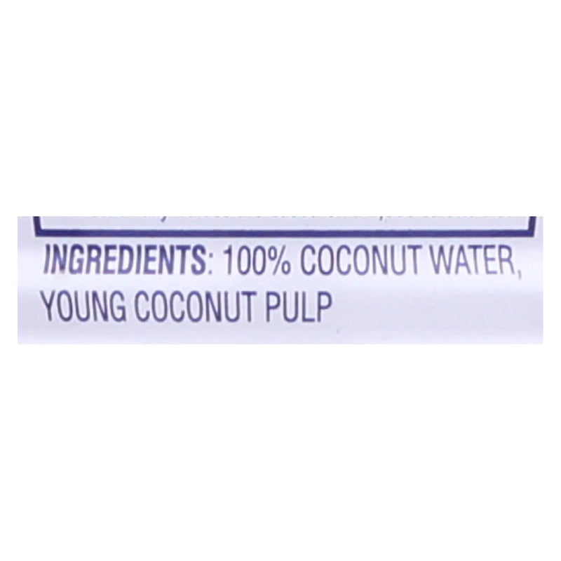 C2o - Pure Coconut Water Pure Pulp Coconut Water - Case Of 12 - 17.5 Ounce