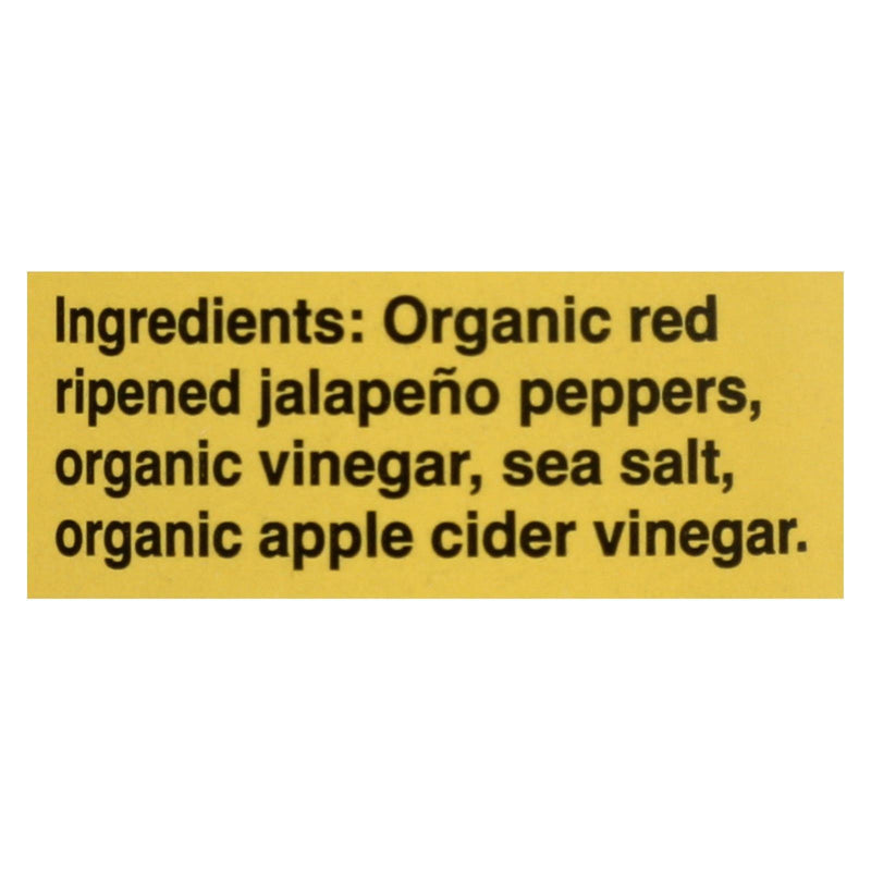Organic Harvest Pepper Sauce - Organic Jalapeno - Case Of 12 - 5 Oz. - Orca Market