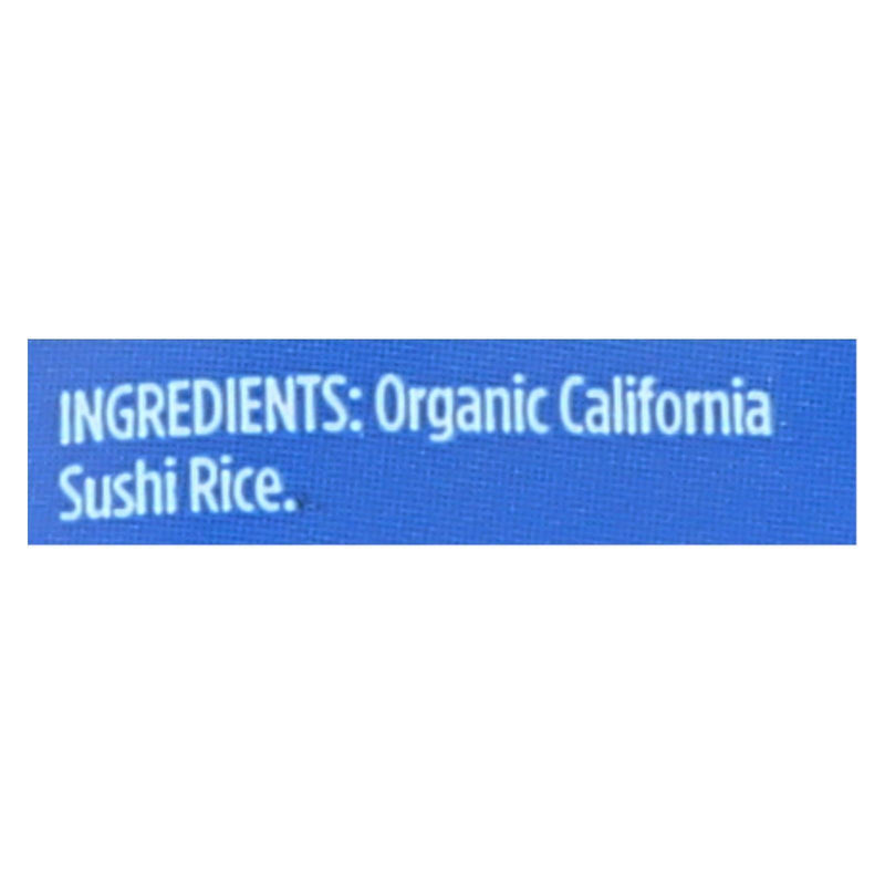 Lundberg Family Farms Organic Sushi White Rice - Case Of 6 - 2 Lb. - Orca Market
