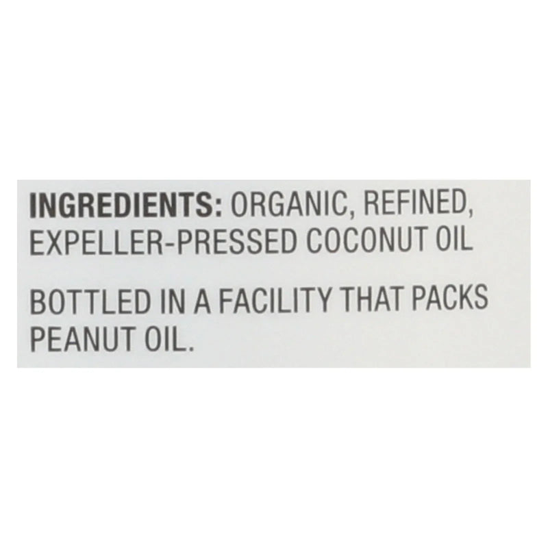 An image displaying Nutiva Organic Coconut Oil - Refined - Case Of 6 - 23 Fl Oz. by Nutiva