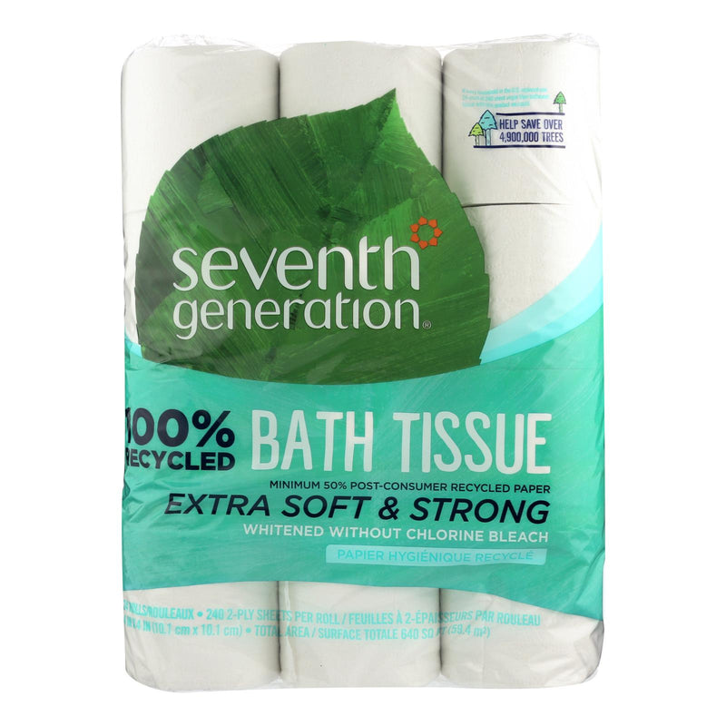An image displaying Seventh Generation - Bath Tissue 2 Ply 240 Ct - Case Of 2 - 24 Ct by Seven Generation®