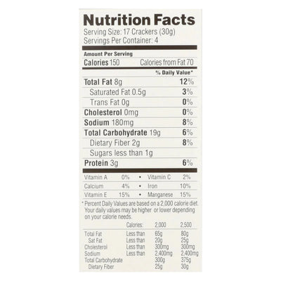 An image displaying Simple Mills Cracked Black Pepper Almond Flour - Case Of 6 - 4.25 Ounce by Simple Mills