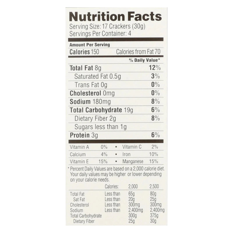 An image displaying Simple Mills Cracked Black Pepper Almond Flour - Case Of 6 - 4.25 Ounce by Simple Mills