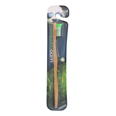 An image displaying Woobamboo! Adult Medium Toothbrushes - Case Of 6 - Ct by Woobamboo