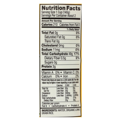 Tasty Bite - Rice Sticky - Case Of 6 - 8.80 Oz - Orca Market