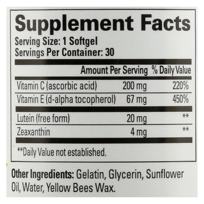 An image displaying Quantum Research - See Lutein Eye Health - 1 Each - 30 Softgels by Quantum Research