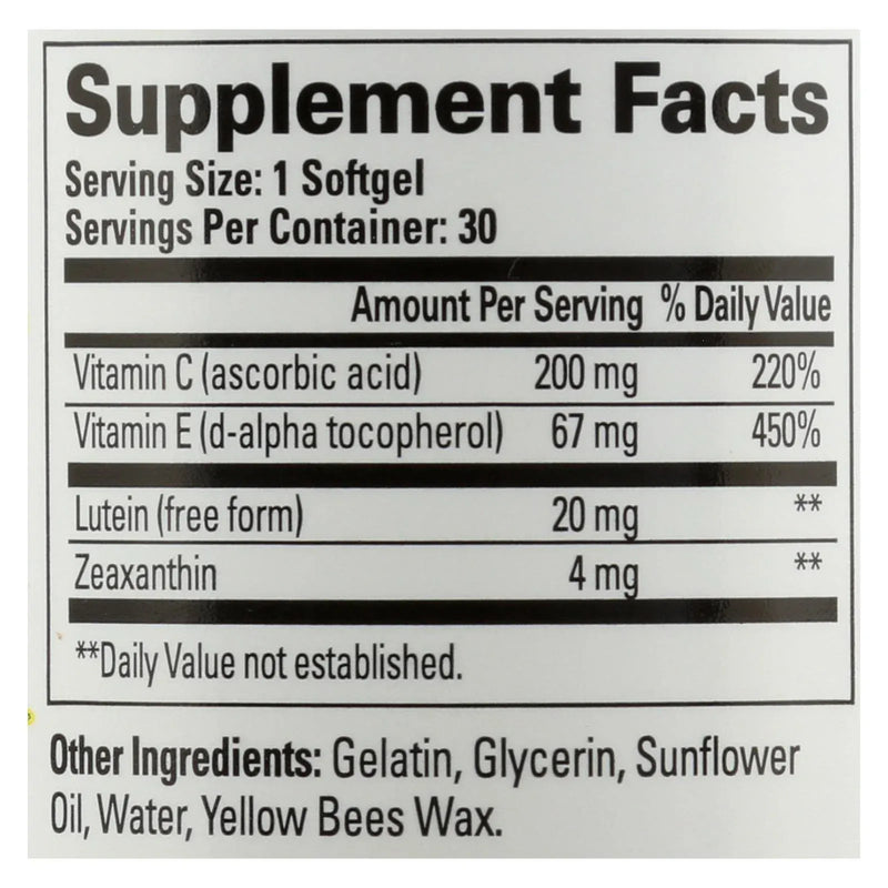 An image displaying Quantum Research - See Lutein Eye Health - 1 Each - 30 Softgels by Quantum Research