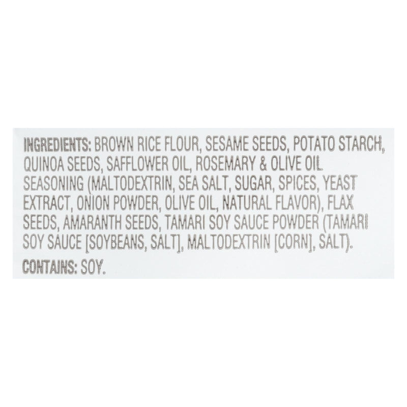 Crunchmaster - Multi Seed Cracker Rosemary Olive - Case Of 12 - 4 Oz - Orca Market