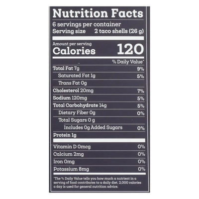 An image displaying Siete - Taco Shells Grain Free - Case Of 12 - 5.5 Ounce by Siete