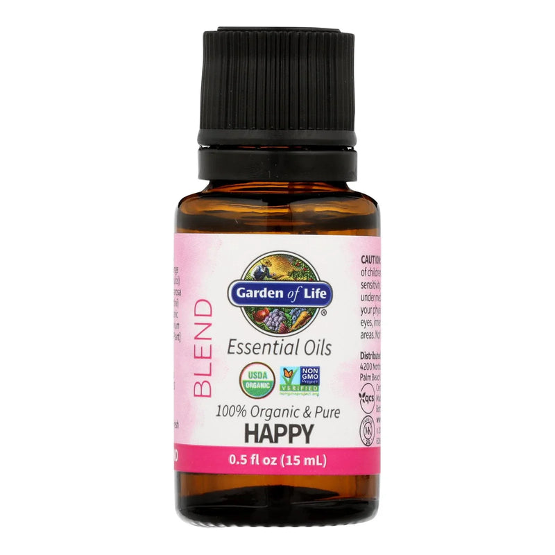 Garden Of Life - Ess Oil Organic Happy Blend - 1 Each-.5 Ounce