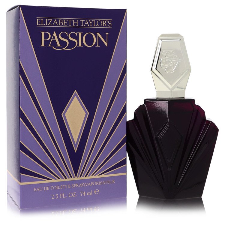 An image displaying PASSION by Elizabeth Taylor Eau De Toilette Spray for Women by Elizabeth Taylor