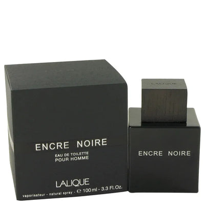 An image displaying Encre Noire by Lalique Eau De Toilette Spray for Men by Lalique