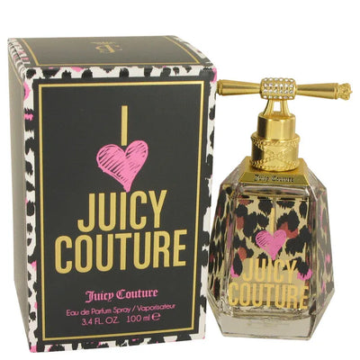 An image displaying I Love Juicy Couture by Juicy Couture Eau De Parfum Spray for Women by Juicy Couture
