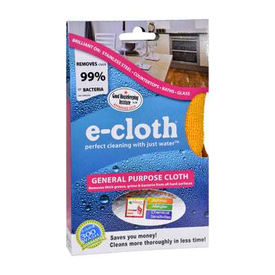 An image displaying E-cloth General Purpose Cloth 12.5" X 12.5" Inches - 1 Cloth by E-cloth