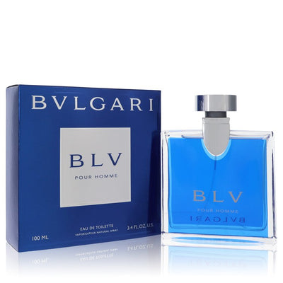 An image displaying BVLGARI BLV by Bvlgari Eau De Toilette Spray for Men by Bvlgari