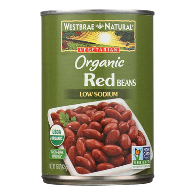 An image displaying Westbrae Foods Organic Red Beans - Case Of 12 - 15 Ounce. by Westbrae Foods