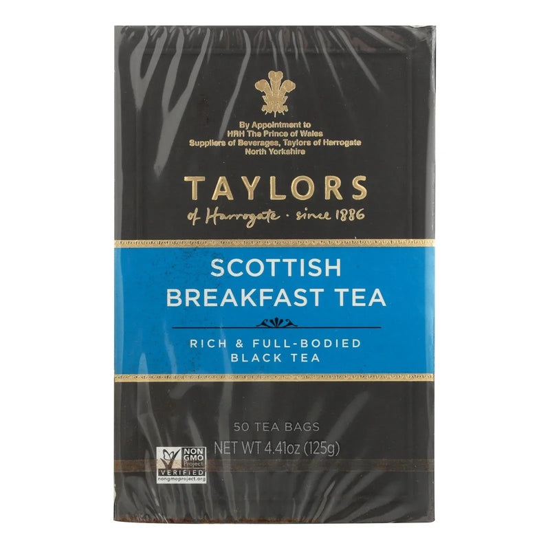 An image displaying Taylors Of Harrogate Scottish Breakfast Tea Bags - Case Of 6 - 50 Bag by Taylors Of Harrogate