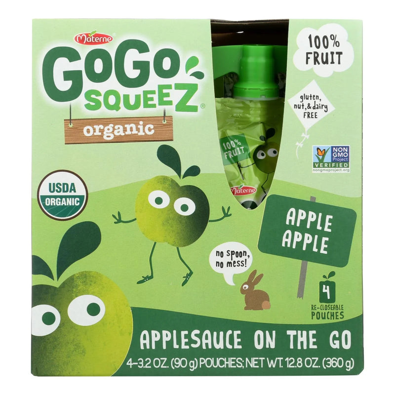 Gogo Squeeze Sauce - Apple - Case Of 12 - 3.2 Ounce.