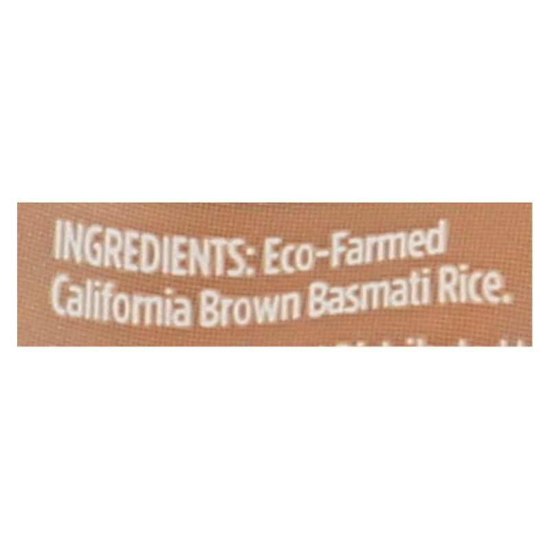 Lundberg Family Farms Organic Brown Basmati Rice - Case Of 6 - 2 Lb. - Orca Market