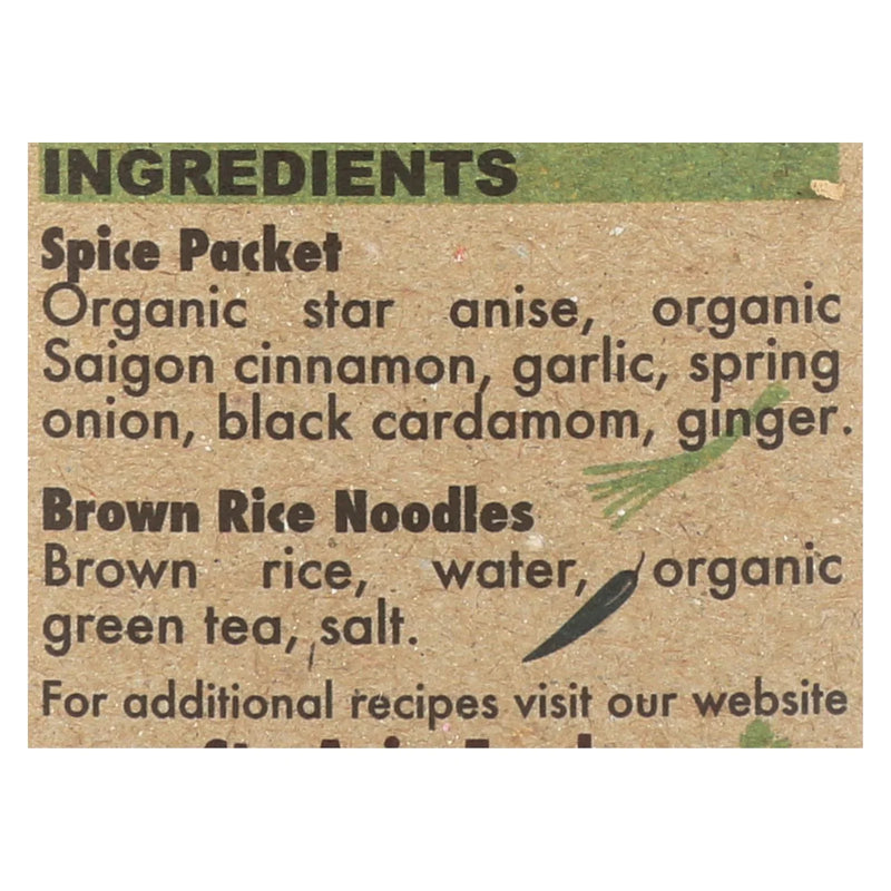 Happy Pho Brown Rice Noodle Soup Mix, Garlic Goodness  - Case Of 6 - 4.5 Ounce