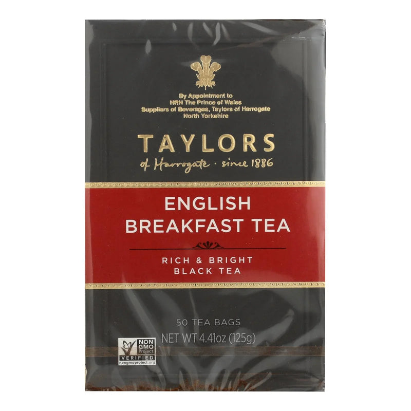 Taylors Of Harrogate English Breakfast Tea Bags - Case Of 6 - 50 Bag