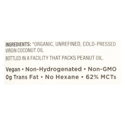 An image displaying Nutiva Coconut Oil - Organic - Superfood - Virgin - Unrefined - 14 Ounce - Case Of 6 by Nutiva