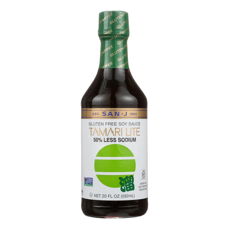 San-j Sauce - Tamari Lite 50% Less Sodium - Case Of 6 - 20 Ounce