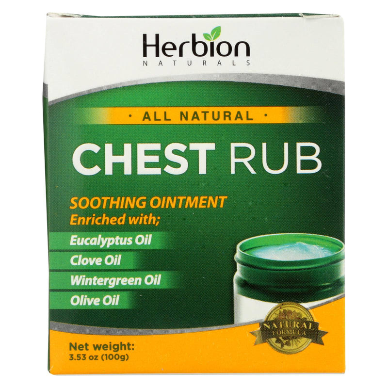 An image displaying Herbion Naturals All Natural Chest Rub Ointment - 1 Each - 3.53 Ounce by Herbion Naturals