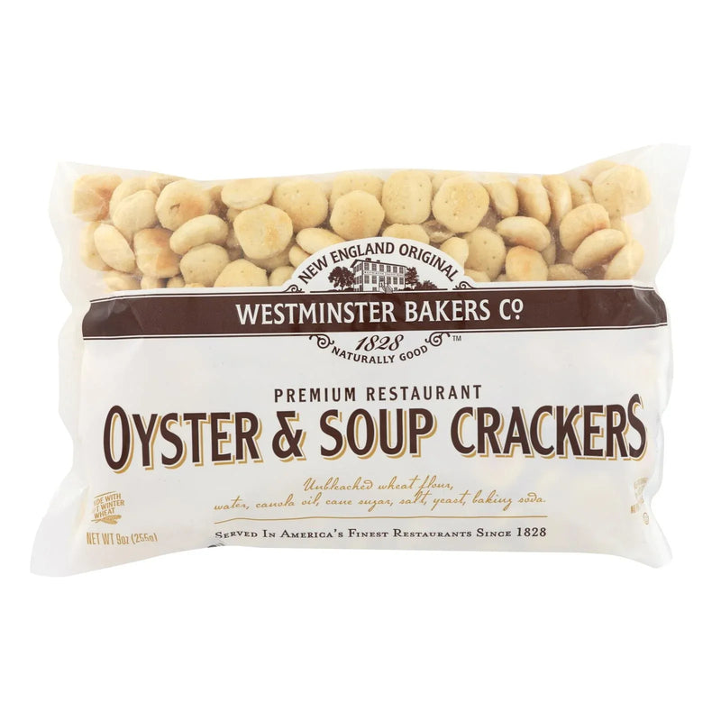 An image displaying Westminster Cracker Co Oyster & Soup Crackers - Case Of 12 - 9 Ounce by Westminster Cracker Co