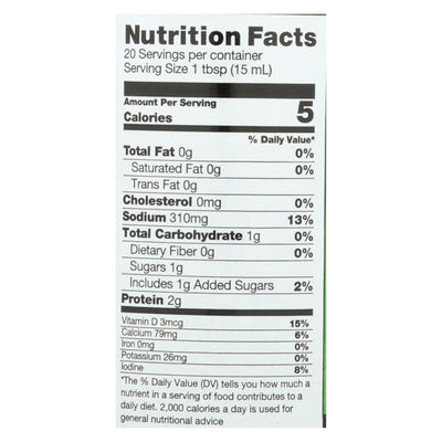 Ocean's Halo - Sauce No Soy Low Salt - Case Of 12 - 10 Fz - Orca Market