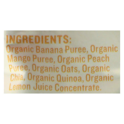 An image displaying Peter Rabbit Organics - Oats&seeds Bana&mango - Case Of 10 - 4 Ounce by Peter Rabbit Organics
