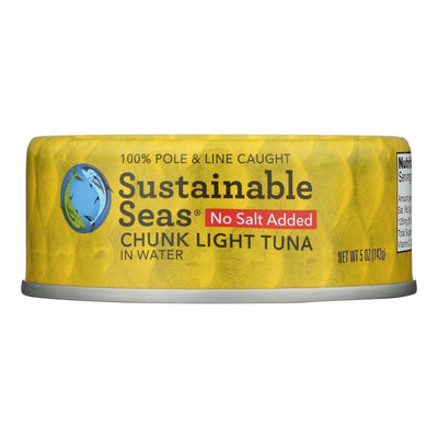Sustainable Seas Chunk Light Tuna In Water - Case Of 12 - 5 Oz - Orca Market