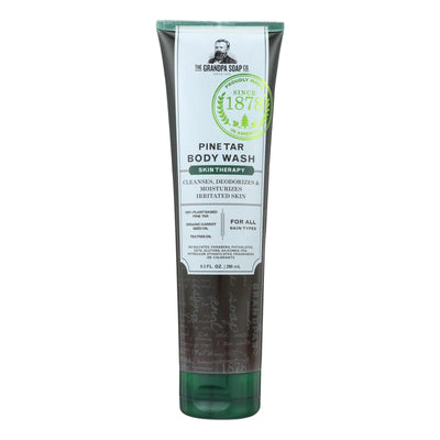 An image displaying Grandpa Soap - Body Wash Pine Tar - 1 Each - 9.5 Ounce by The Grandpa Soap Company