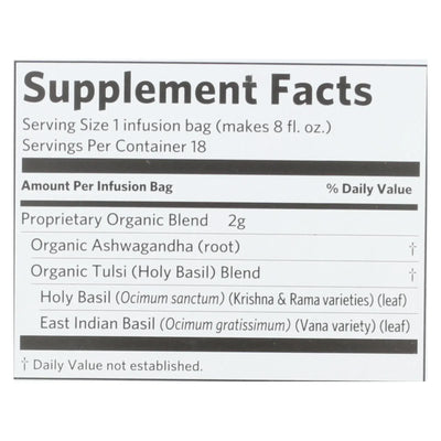 An image displaying Organic India - Tulsi Ashwagandha - Case Of 6 - 18 Count by Organic India