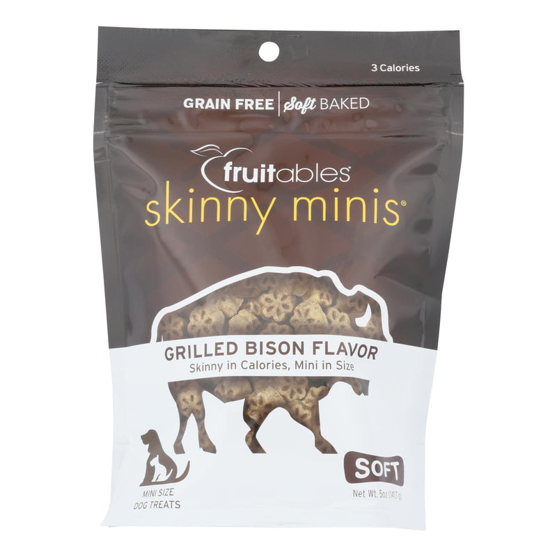 An image displaying Fruitables - Dog Treats Soft Bison - Case Of 12 - 5.0 Oz by Fruitables