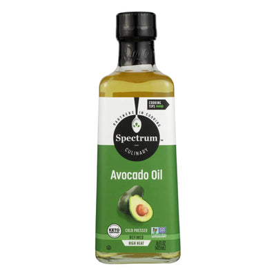 An image displaying Spectrum Naturals - Avocado Oil Rfnd Cld Prsd - Case Of 6 - 16 Fz by Spectrum Naturals