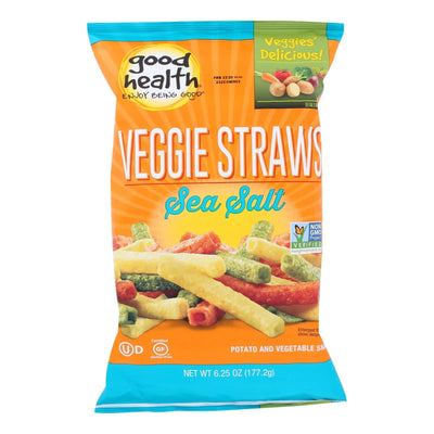 An image displaying Good Health Sea Salt Veggie Straws - Case Of 10 - 6.25 Ounce by Good Health