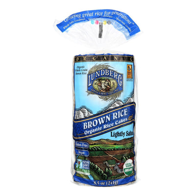 Lundberg Family Farms - Rice Cake Brown Saltd - Case Of 6-8.5 Oz - Orca Market