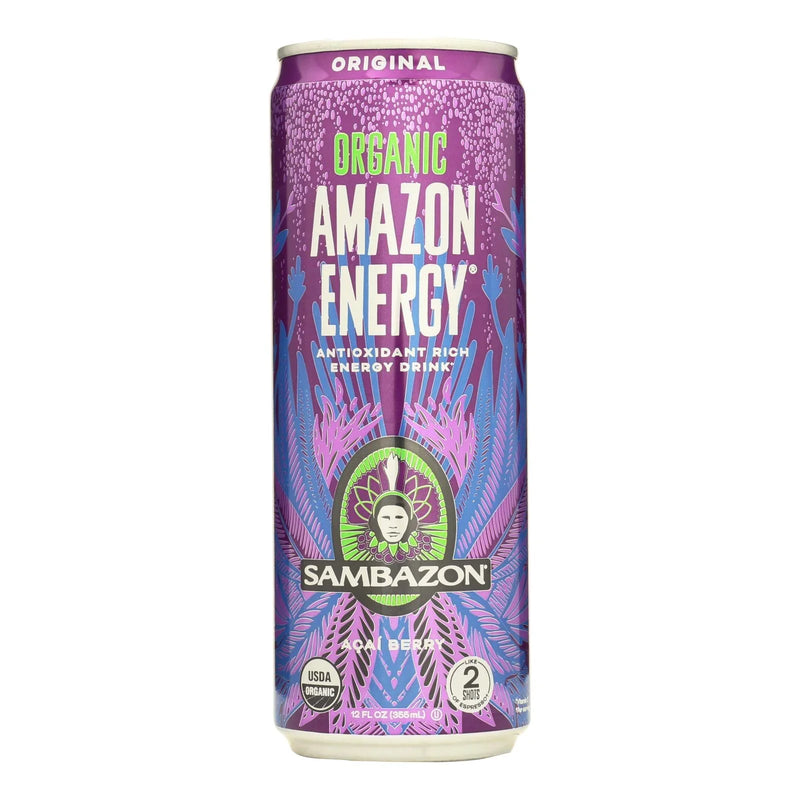 Sambazon Organic Amazon Energy Drink - Original - Case Of 12 - 12 Ounce